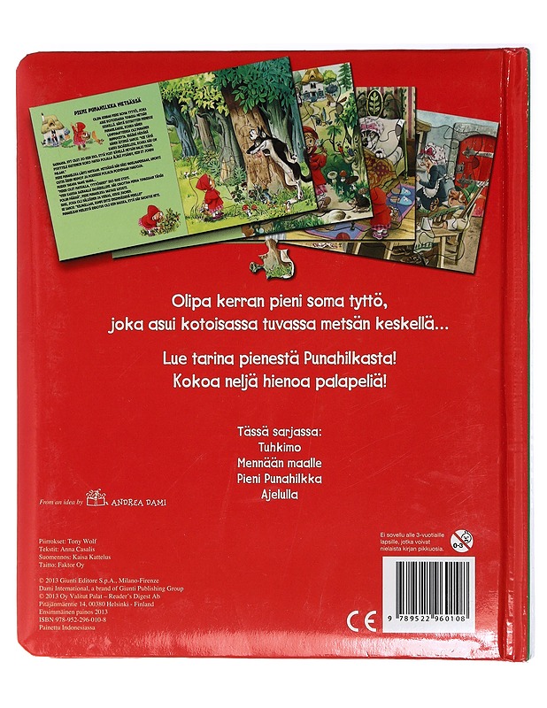 Pieni Punahilkka : 4 Palapeliä - Wolf, Tony - Lastenkirjat - 10105421292 - 1