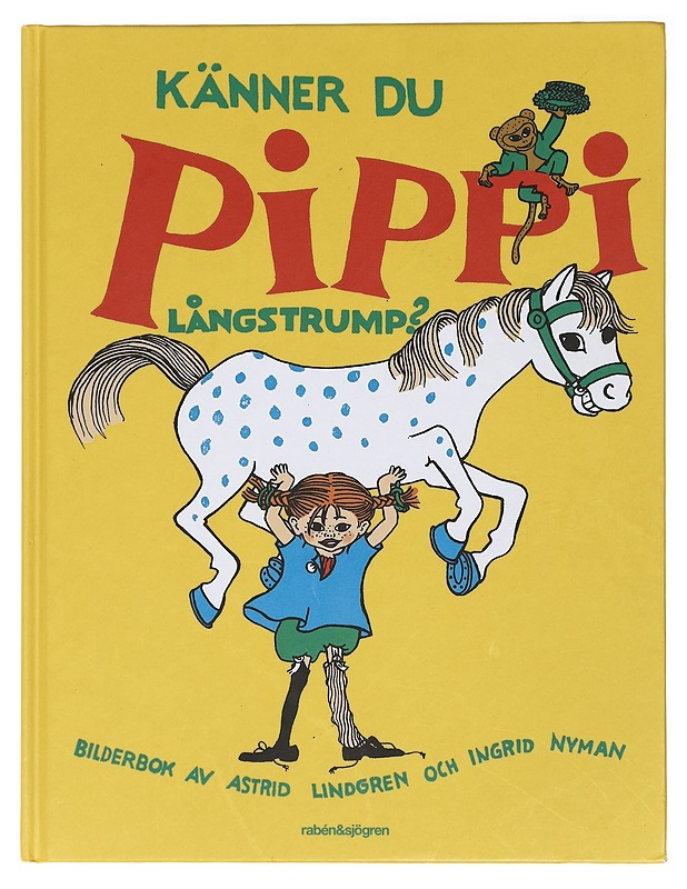 Känner du Pippi Långstrump? : bilderbok - Lindgren, Astrid - Lastenkirjat - 10105421326 - 0