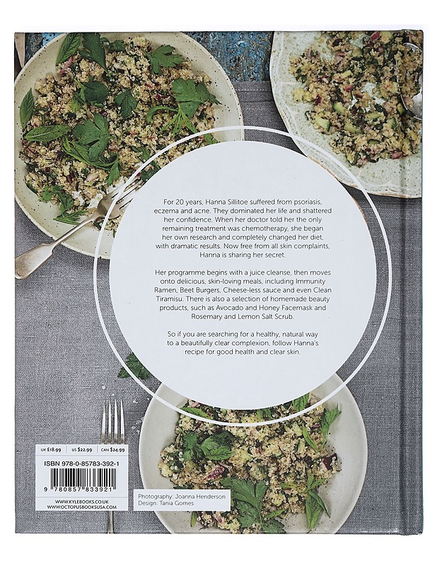 Radiant : recipes to heal your skin from within - Sillitoe, Hanna - Ruokakirjat - 10105421393 - 1