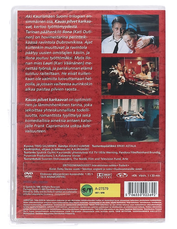 Kauas Pilvet Karkaavat - DVD - DVD-elokuvat - 10105421418 - 1