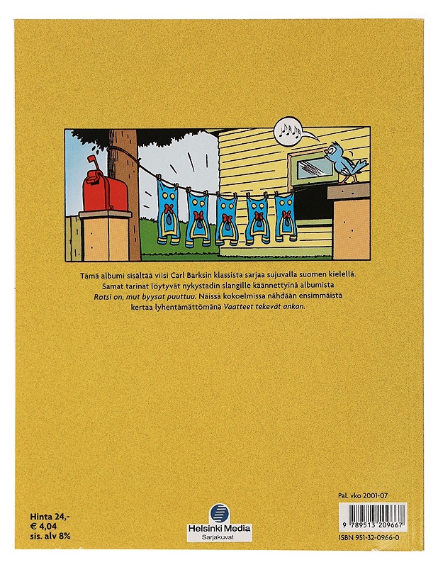 Walt Disney: Ankka : Paljasjalkainen - Sarjakuvat - 10105421544 - 1