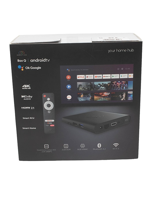HOMATICS Box Q Android-TV mediasoitin - Muu elektroniikka - 10105421603 - 1