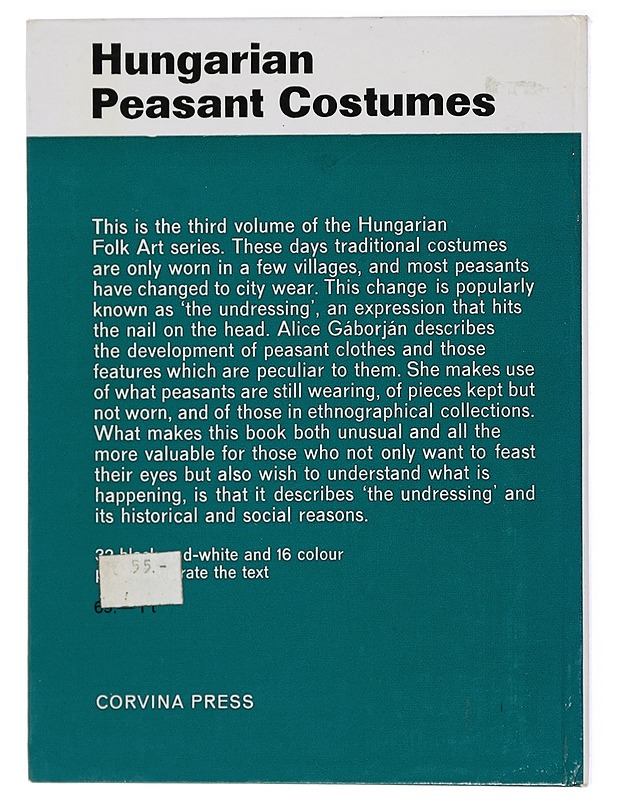 Hungarian peasant Costumes - László Lakner - Romaanit ja novellit - 10105421641 - 1