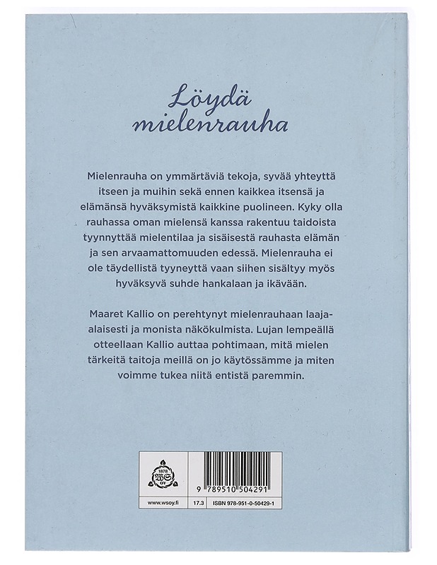 Mielenrauha - Maaret Kallio - Tietokirjat ja oppaat - 10105421659 - 1