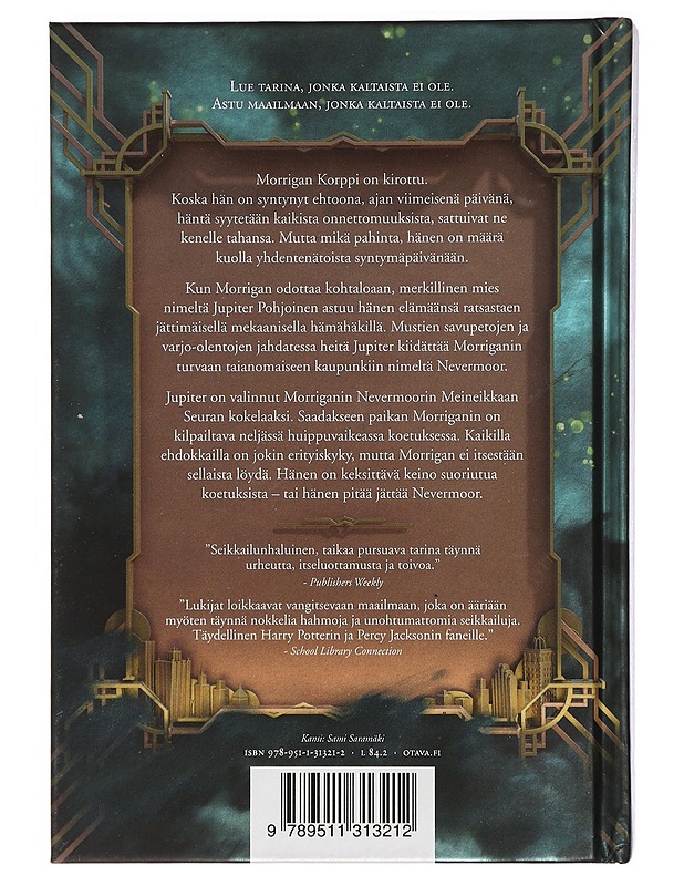 Morriganin koetukset - Townsend, Jessica - Fantasia- ja scifi - 10105421670 - 1