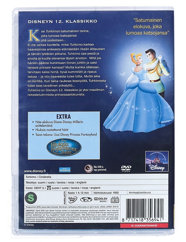 Tuhkimo - DVD - DVD-elokuvat - 10105421902 - 1