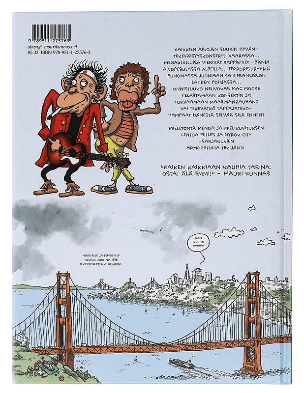 Mac Moose ja Jagge Migreenin tapaus - Mauri Kunnas - Musiikki- ja elokuvakirjat - 10105421979 - 1