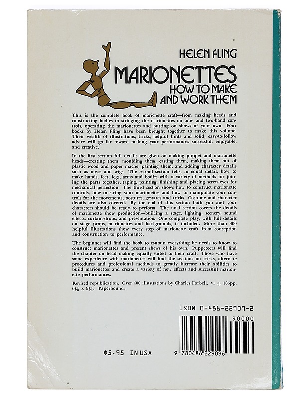 Marionettes : how to make and work them - Fling, Helen - Tietokirjat ja oppaat - 10105421993 - 1
