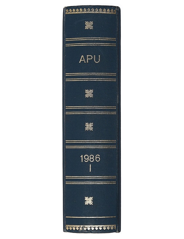 Apu 1986 : 1 - Lehdet - 10105422004 - 1