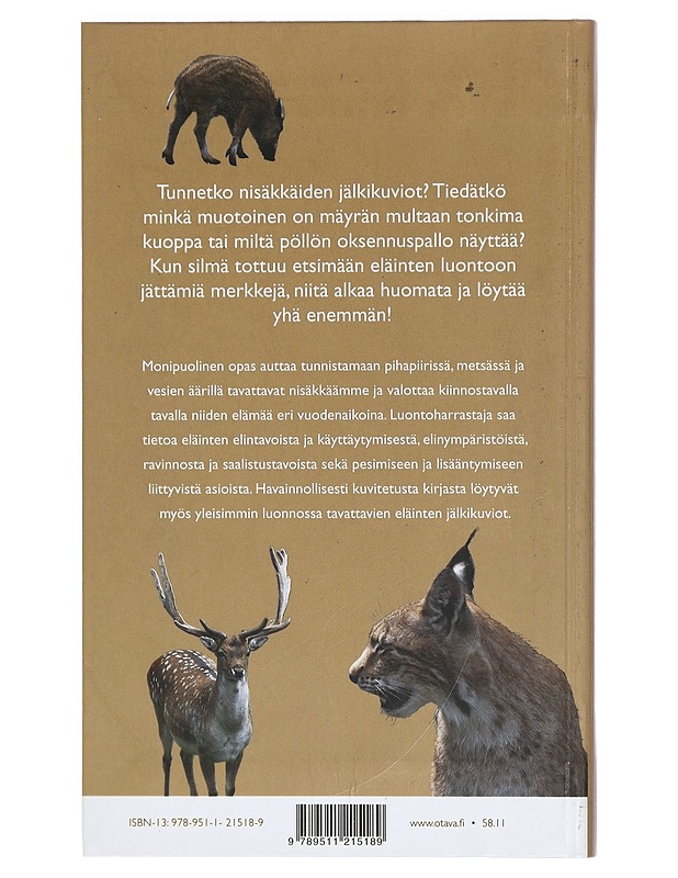 Nisäkkäät Suomen luonnossa - Valste, Juha - Tietokirjat ja oppaat - 10105422019 - 1