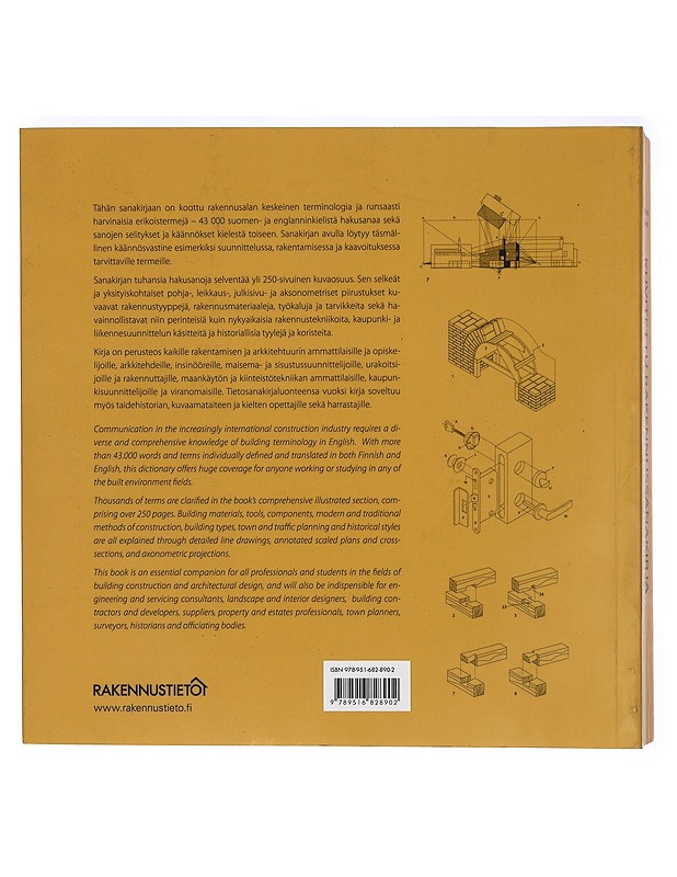 Kuvitettu Rakennussanakirja suomi-englanti-suomi = Illustrated building dictionary Finnish-English-Finnish - Jokiniemi, Erkki - Historiakirjat - 10105422067 - 1