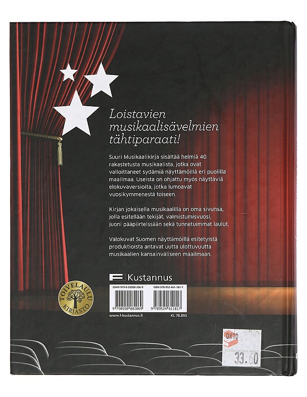 Suuri Musikaalikirja - Kari, Virpi - Musiikki- ja elokuvakirjat - 10105422086 - 1