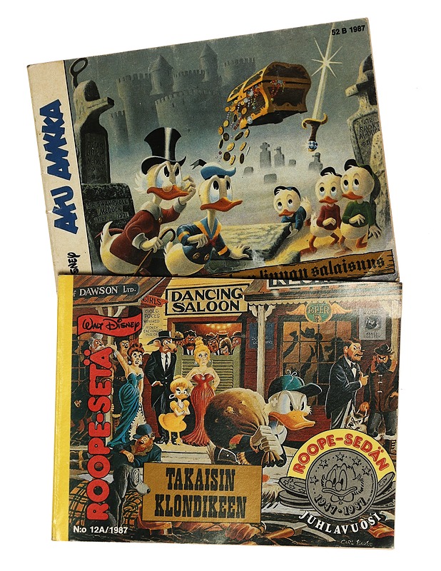 Aku Ankka: Vanhan linnan salaisuus / Roope-Setä: Takaisin Klondikeen - Sarjakuvat - 10105422113 - 0