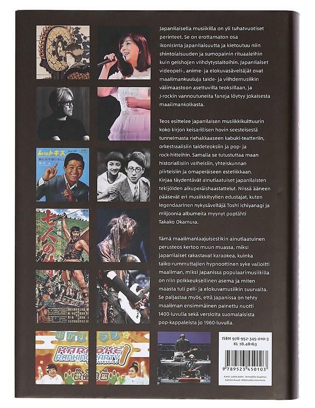 Japanilainen Musiikki : taiko-rumpujen kuminasta J-poppiin - Lasse Lehtonen - Historiakirjat - 10105422121 - 1