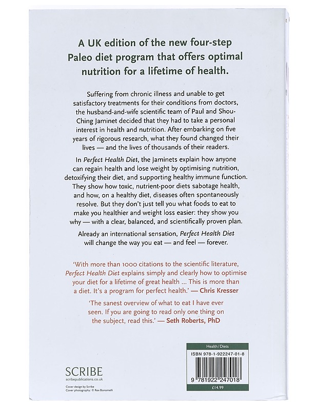 Perfect health diet : regain health and lose weight by eating the way you were meant to eat - Jaminet, Paul - Tietokirjat ja oppaat - 10105422129 - 1