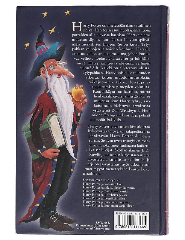 Harry Potter ja viisasten kivi - Rowling, J. K. - Lastenkirjat - 10105422196 - 1