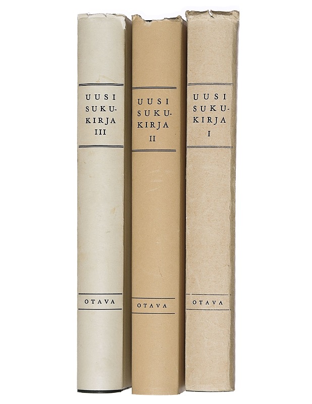 Uusi sukukirja 1-3 - Wanne, Olavi - Historiakirjat - 10105422268 - 1