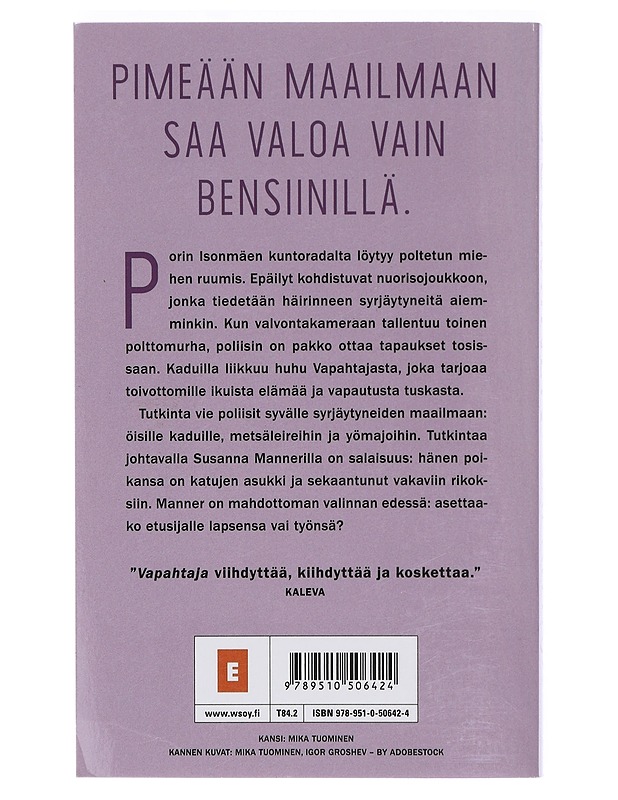 Vapahtaja - Arttu Tuominen - Jännitys ja dekkarit - 10105422279 - 1