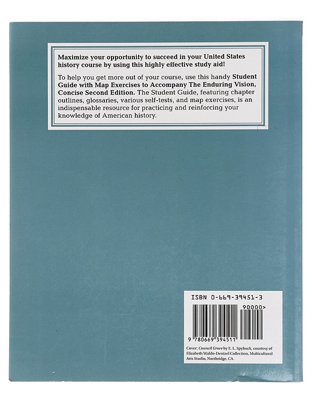 The Enduring Vision. A History of the American People. Volume 2: From 1865 - Barbara Blumberg - Tietokirjat - 10105422307 - 1