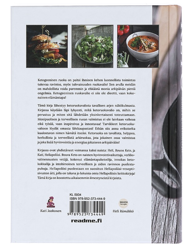 Keto-kotiruokaa : suuri keittokirja - Jaakonen, Kati - Ruokakirjat - 10105422288 - 1