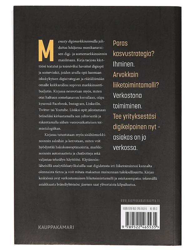 Menesty digimarkkinoinnilla - Minna Komulainen - Tietokirjat ja oppaat - 10105422308 - 1