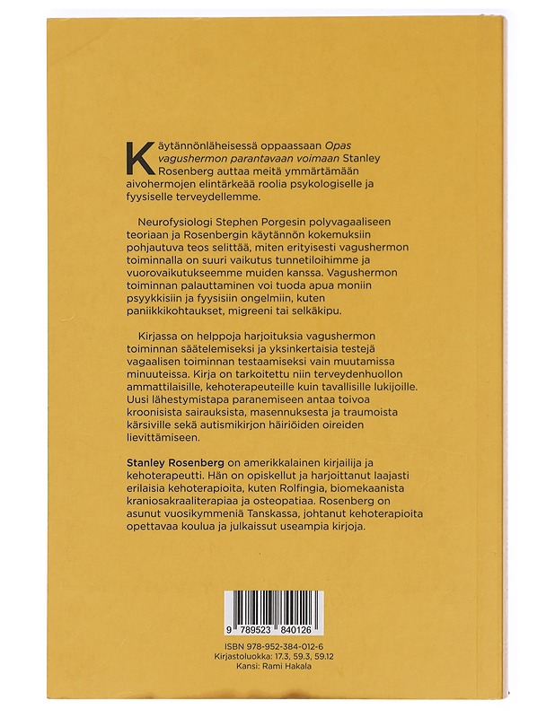 Opas vagushermon parantavaan voimaan - Rosenberg, Stanley - Tietokirjat ja oppaat - 10105422323 - 1