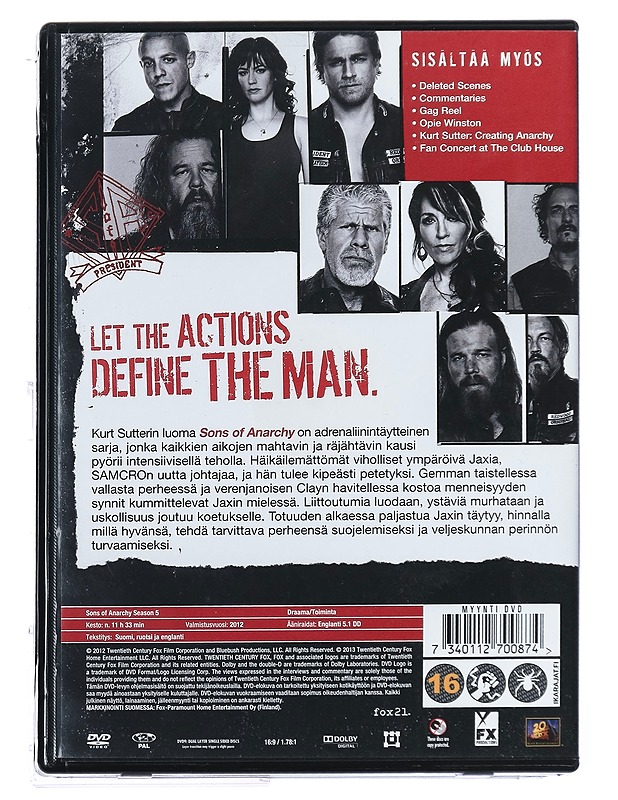 Sons of Anarchy Season 5 - DVD - DVD-elokuvat - 10105422348 - 1