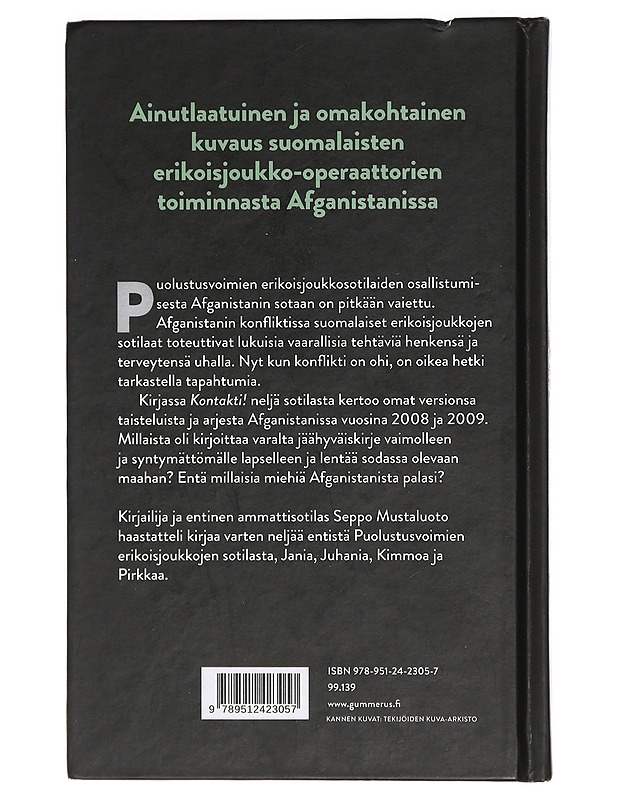 Kontakti! : erikoisjoukkojen sotilaina Afganistanissa - Seppo Mustaluoto - Elämäkerrat ja muistelmat - 10105422354 - 1