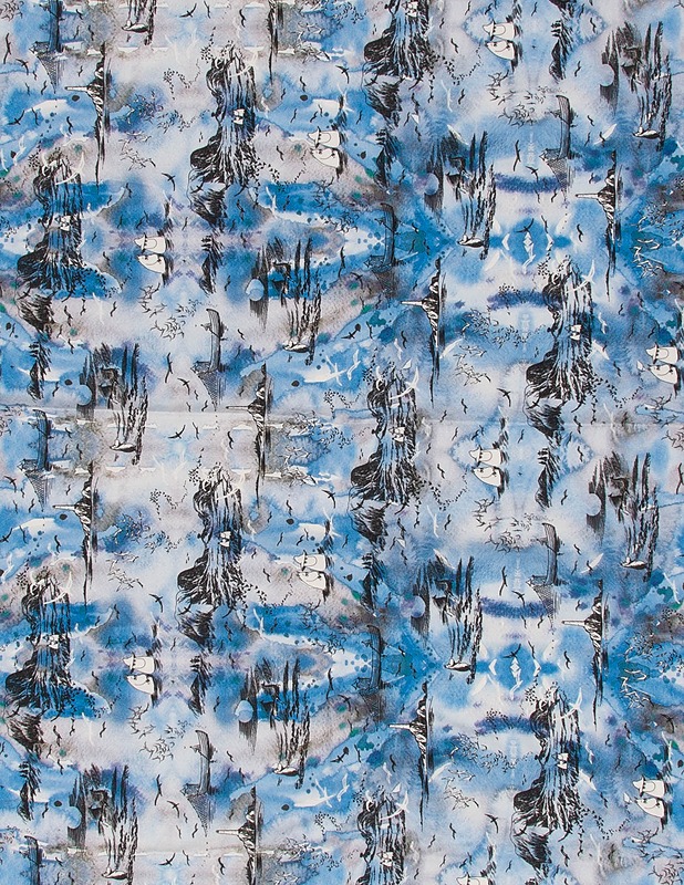 Puuvillatrikoo, 90x160 cm - Kankaat - 10105422373 - 0