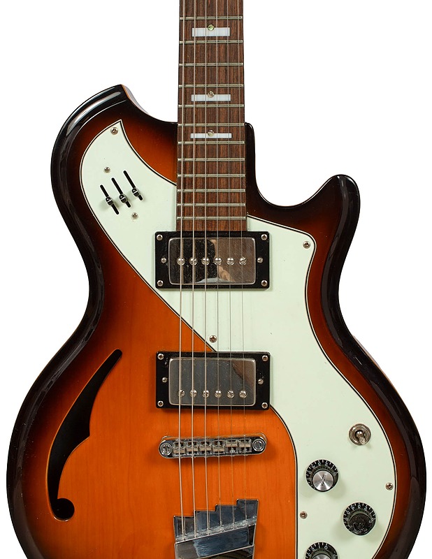 ITALIA Mondial II Semi-Hollow sähkökitara - Soittimet - 10105422499 - 2