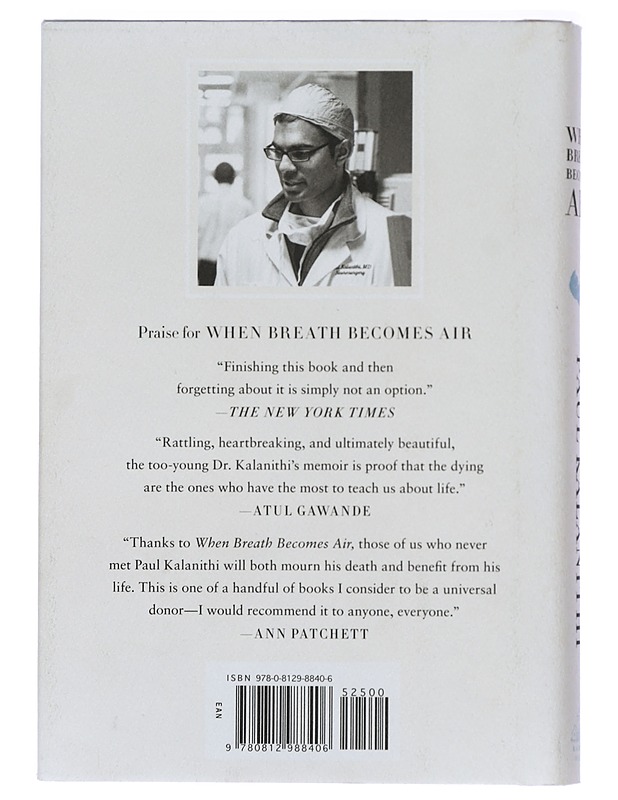 When breath becomes air - Kalanithi, Paul - Elämäkerrat ja muistelmat - 10105422502 - 1