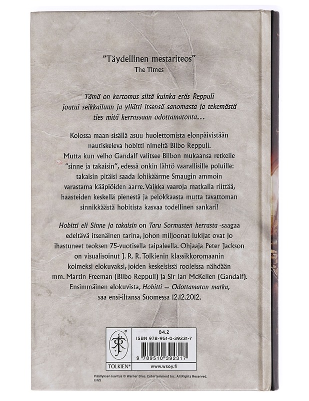 Hobitti, eli Sinne ja takaisin - Tolkien, J. R. R. - Fantasia- ja scifi - 10105422503 - 1