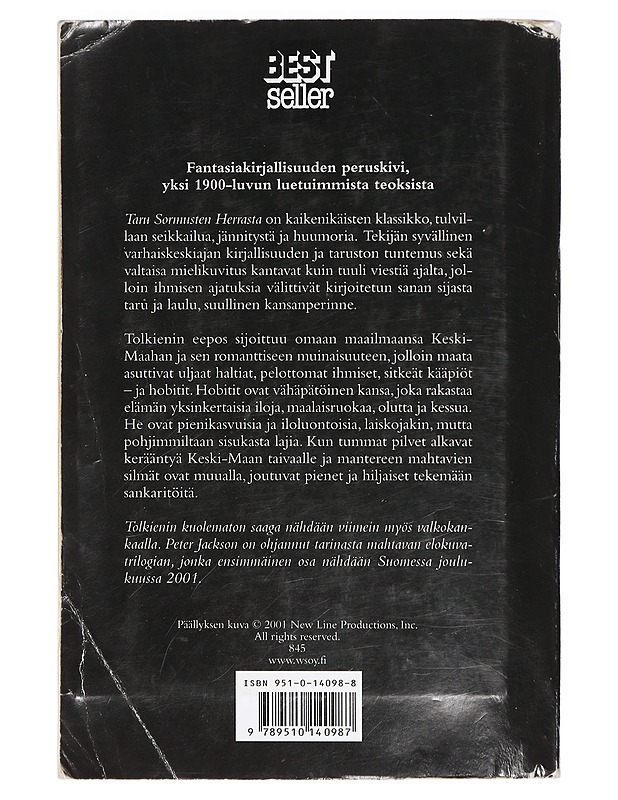 Taru Sormusten Herrasta - Tolkien, J. R. R. - Fantasia- ja scifi - 10105422510 - 1