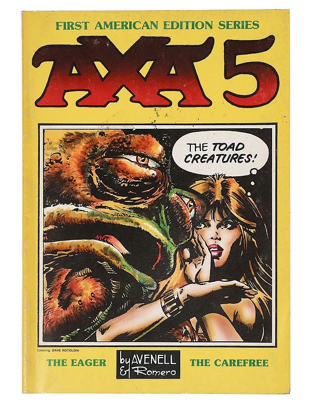 Axa, First American Edition Series #5: The Eager; The Carefree - Avenell, Donne - Sarjakuvat - 10105422516 - 0