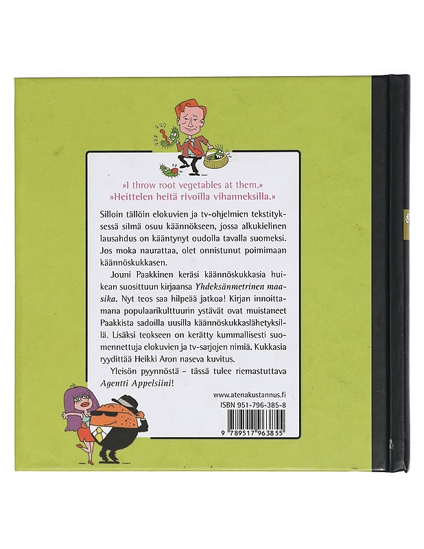 Agentti Appelsiini : käännöskukkasten parhaita 2 - Paakkinen, Jouni - Musiikki- ja elokuvakirjat - 10105422553 - 1