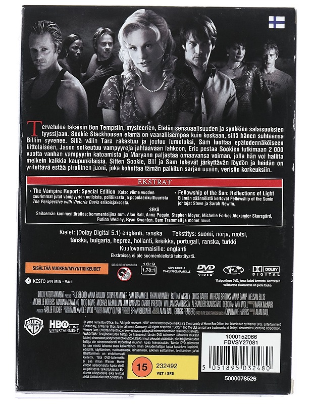 True Blood: The Complete Second Season - DVD - DVD-elokuvat - 10105422591 - 1
