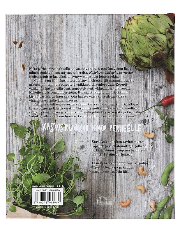 Kasvisruokaa koko perheelle - Ask, Sara - Ruokakirjat - 10105422614 - 1