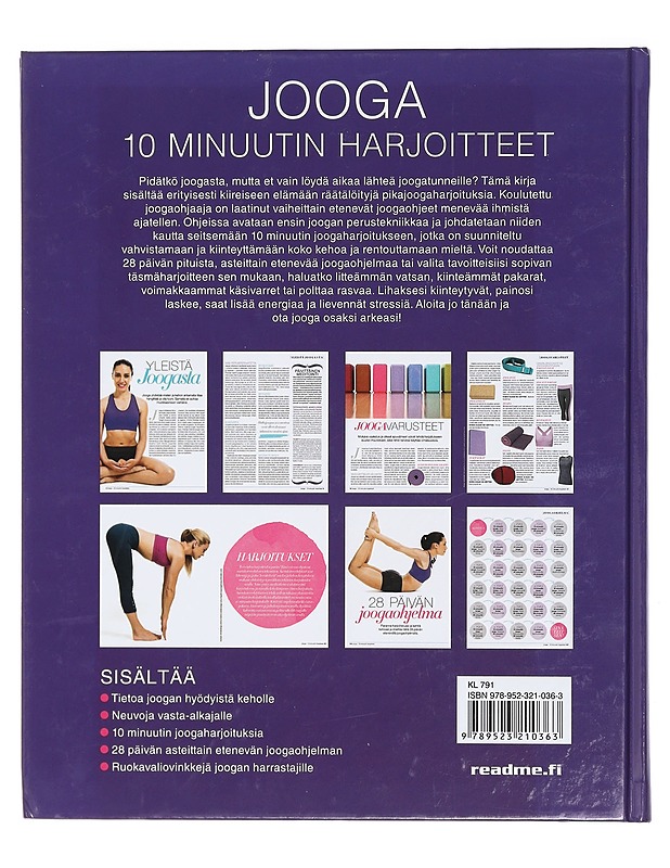 Jooga : 10 minuutin harjoitteet - Magee, Anna - Tietokirjat ja oppaat - 10105422620 - 1