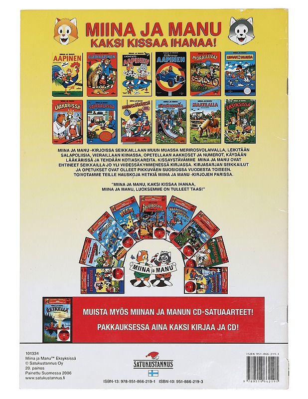 Miina ja Manu eksyksissä - Teutori - Lastenkirjat - 10105422641 - 1