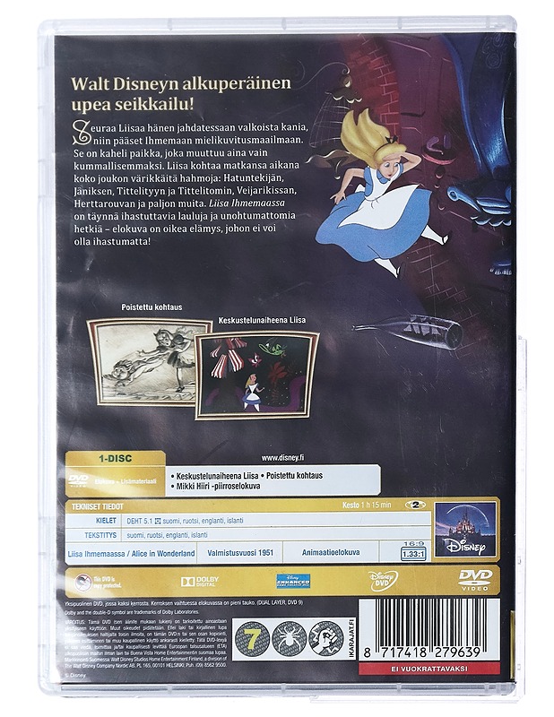 Liisa Ihmemaassa - DVD - DVD-elokuvat - 10105422642 - 1