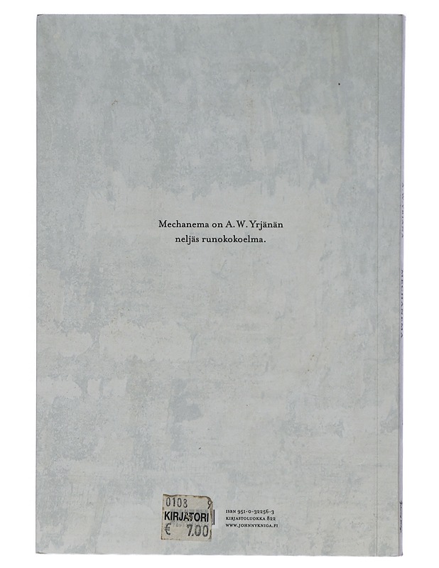 Mechanema - A.W.Yrjänä - Runot ja näytelmät - 10105422644 - 1