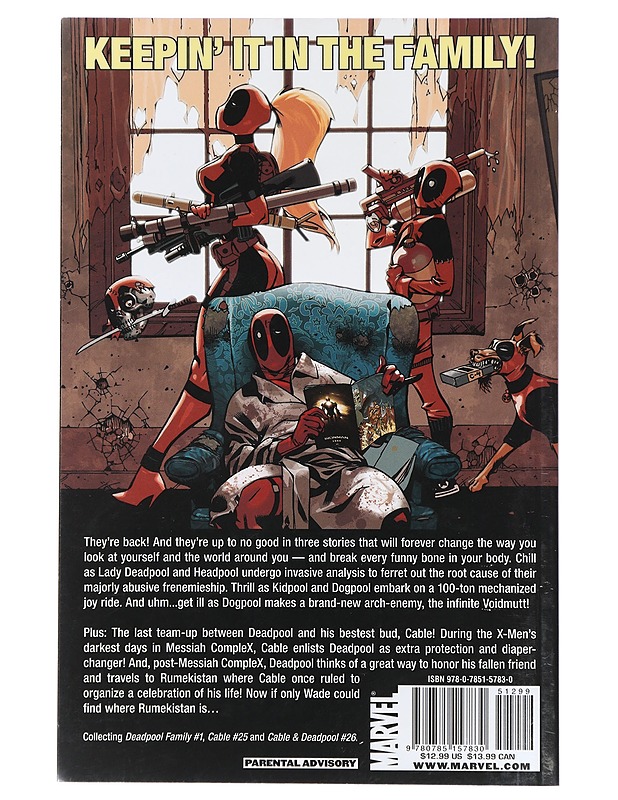 Deadpool, All in the Family - Cory Levine - Sarjakuvat - 10105422669 - 1