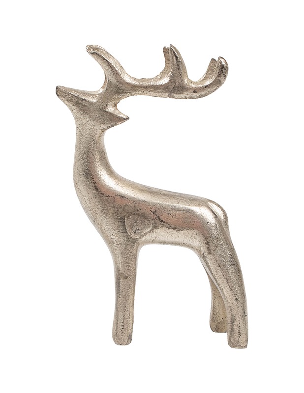 PENTIK hopeoitu miniporo, 7 cm - Joulutuotteet - 10105422712 - 1