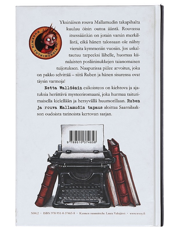 Ruben ja rouva Mallamudin tapaus - Walldén, Netta - Nuorten kirjat - 10105422778 - 1