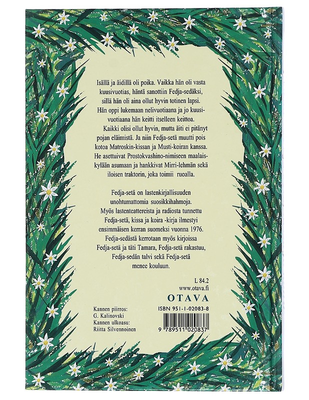 Fedja-setä, kissa ja koira - Uspenski, E. - Lastenkirjat - 10105422818 - 1