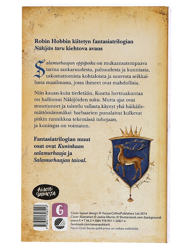 Salamurhaajan oppipoika - Hobb, Robin - Fantasia- ja scifi - 10105422873 - 1