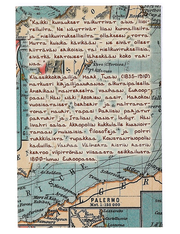 Vanhaa Välimerta ristiin rastiin - Twain, Mark - Elämäkerrat ja muistelmat - 10105422924 - 1