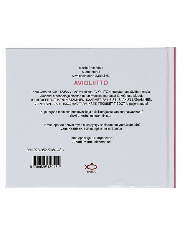 Avioliitto : Käyttäjän opas - Martin Baxendale - Tietokirjat ja oppaat - 10105422973 - 1