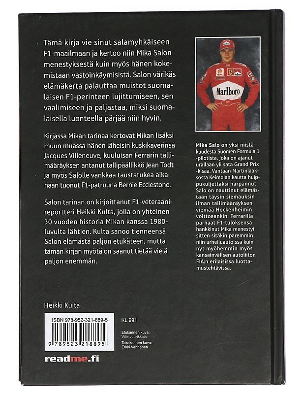 Mika Salo : elämäni - Heikki Kulta - Elämäkerrat ja muistelmat - 10105422999 - 1