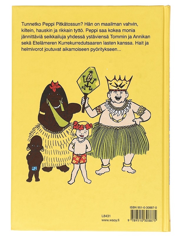 Peppi Pitkätossu Etelämerellä - Lindgren, Astrid - Lastenkirjat - 10105423061 - 1